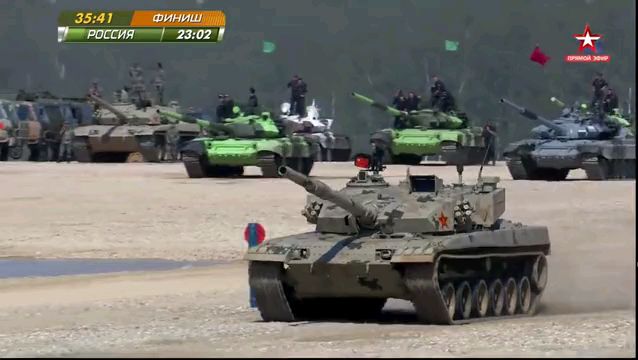 【军事】中国俄罗斯坦克比赛